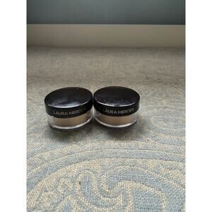2x Laura Mercier Translucent Loose Setting Powder 0.07oz 2g TRAVEL Mini Sealed
